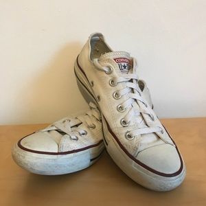 (sold on ebay) white womens converse size 7